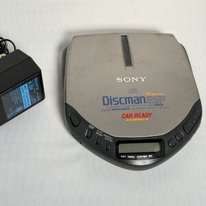 Sony Discman CD Player Silver D-E307CK ESP Mega Bass Car Ready
